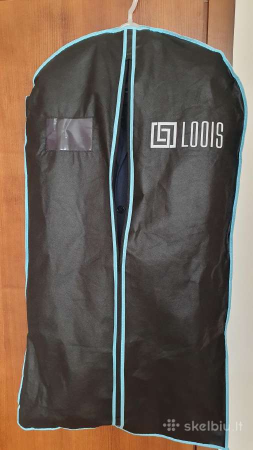 Tamsiai mėlynas kostiumas, slim fit 46 d., S-m - nuotraukos Nr. 19