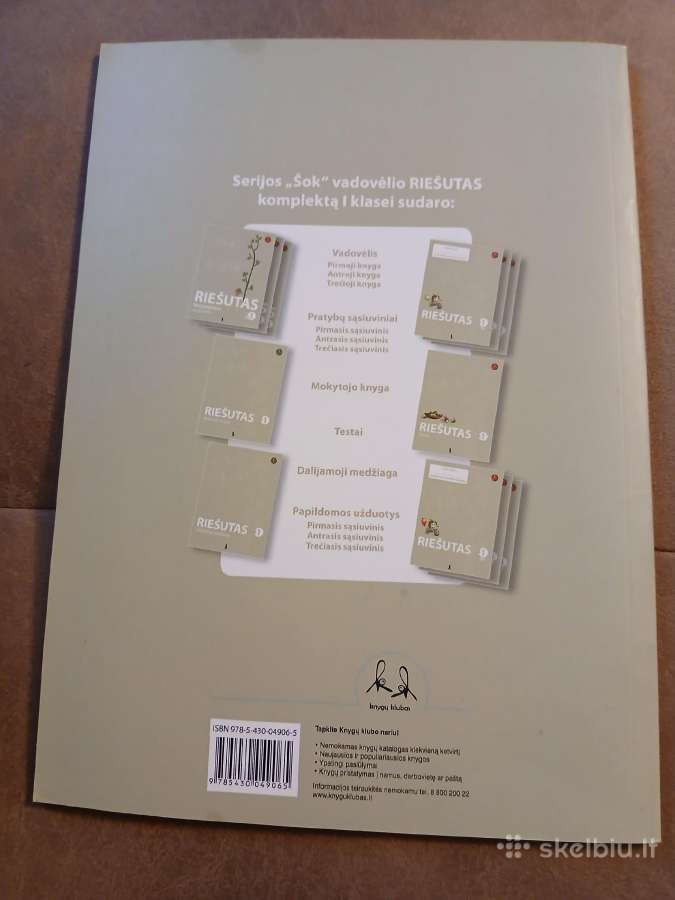 Riešutas. Matematikos vadovėlis 1 klasei - nuotraukos Nr. 2