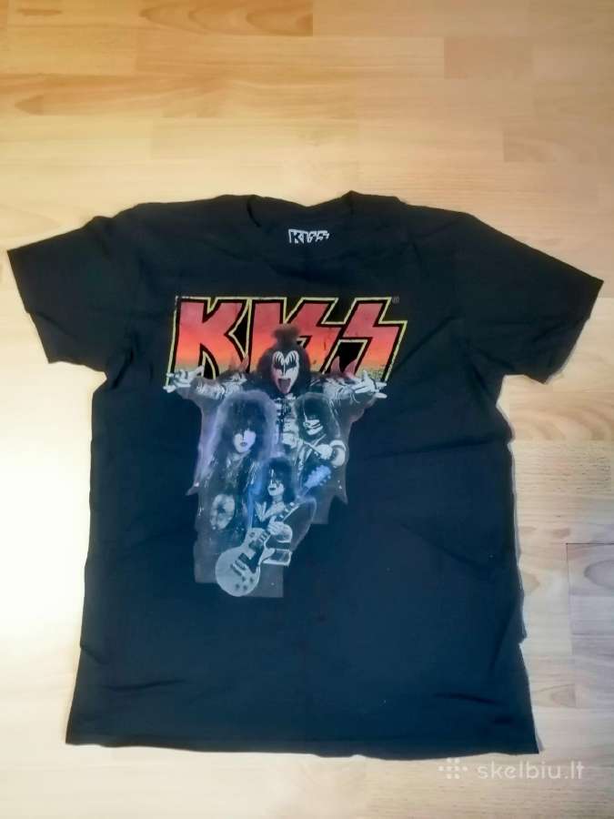 Grupės Kiss gerbėjo marškinėliai