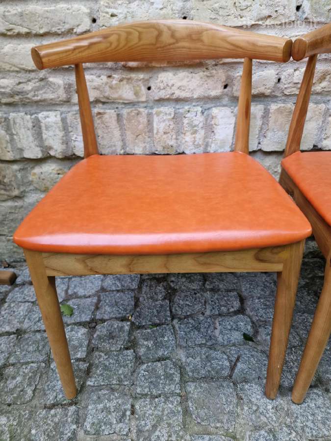 Vintažinės mid century riešutmedžio kėdės - nuotraukos Nr. 37