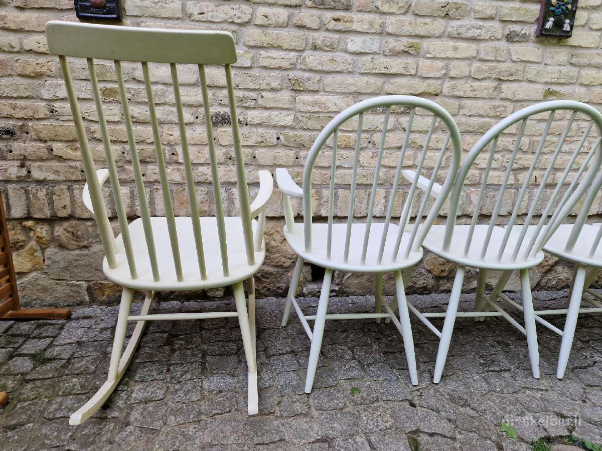 Vintažinės mid century Windzoro st.bukmedžio kėdės - nuotraukos Nr. 15