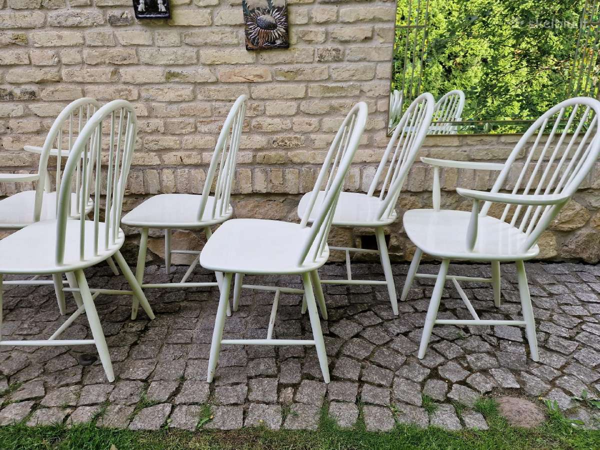 Vintažinės mid century Windzoro st.bukmedžio kėdės - nuotraukos Nr. 18
