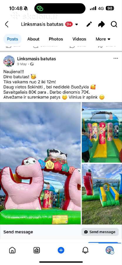 Pripučiamas batutas - nuotraukos Nr. 3