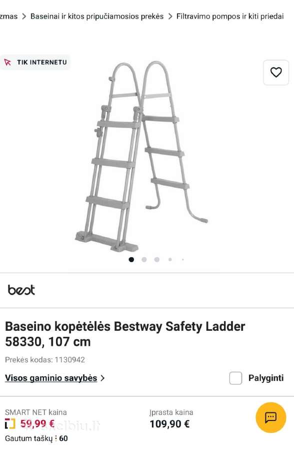 Baseino kopeteles ir filtras - nuotraukos Nr. 2