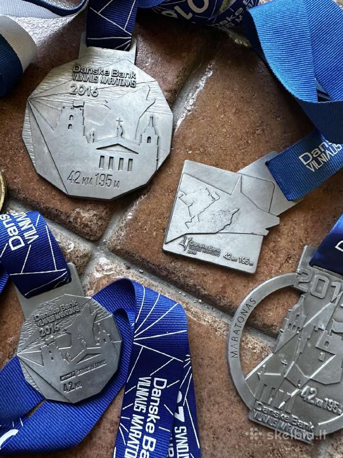 Vilniaus maratono medaliai - nuotraukos Nr. 3