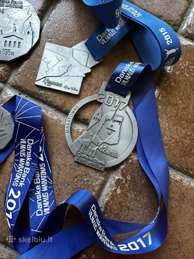 Vilniaus maratono medaliai - nuotraukos Nr. 4