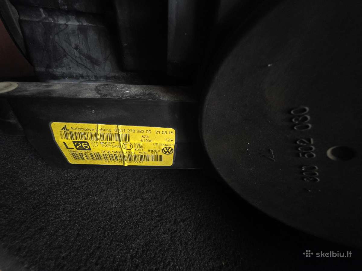 VW Cc Dynamic Bi-xenon Žibintai 3c8941044h ir 033h - nuotraukos Nr. 6