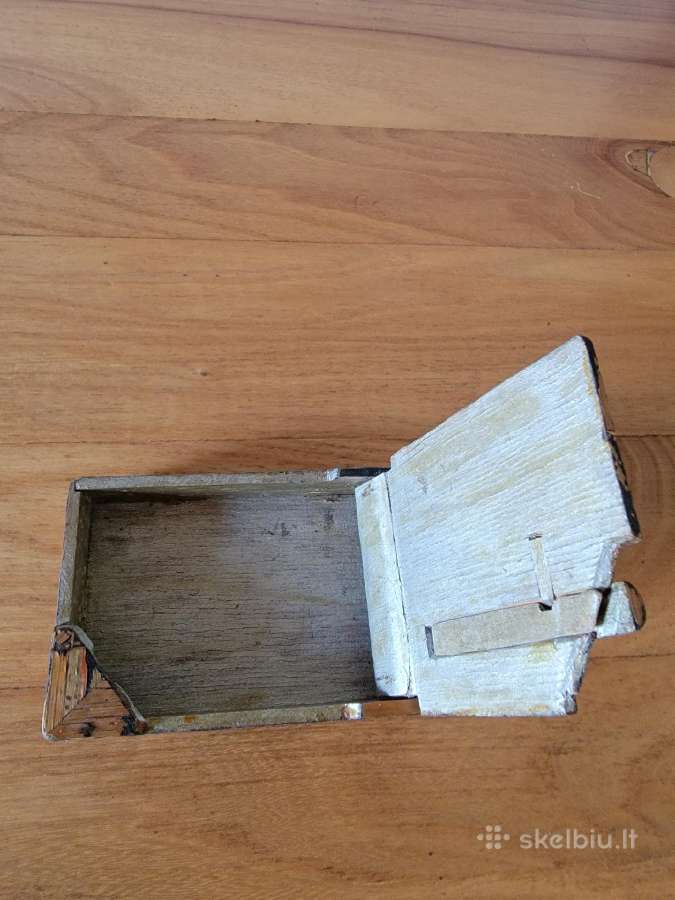 1956 m.tremtinių darbo dėžutė cigaretėms - nuotraukos Nr. 4