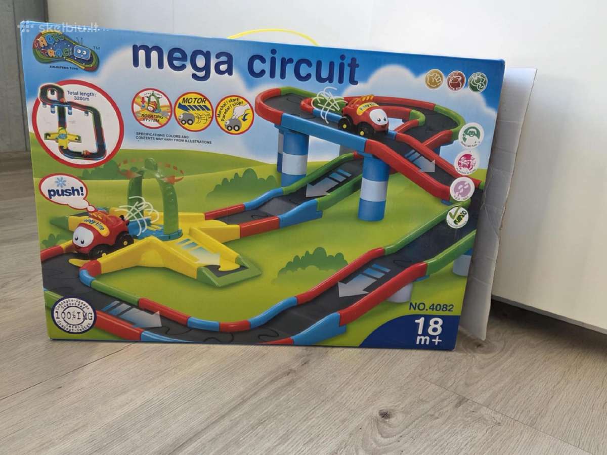 Konstuktorius trasa su mašina elektrine - nuotraukos Nr. 2