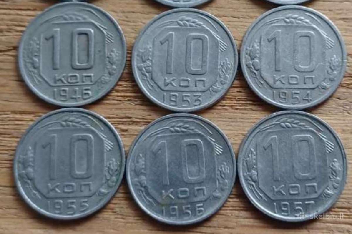 10 kapeiku rinkinys TSRS