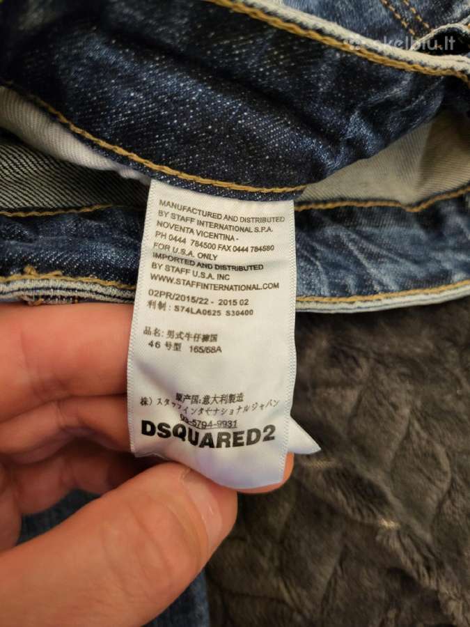 Nauji Dsquared2 džinsai M/l dydžio - nuotraukos Nr. 6