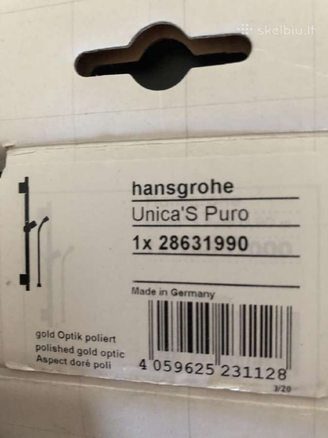Hansghroge dušo laikiklis - nuotraukos Nr. 3