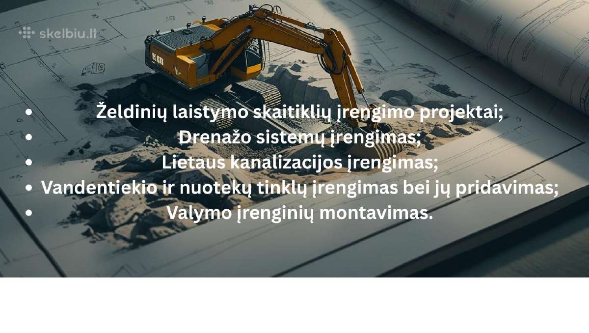 Laistymo-želdinių skaitiklio projektavimas Kaunas