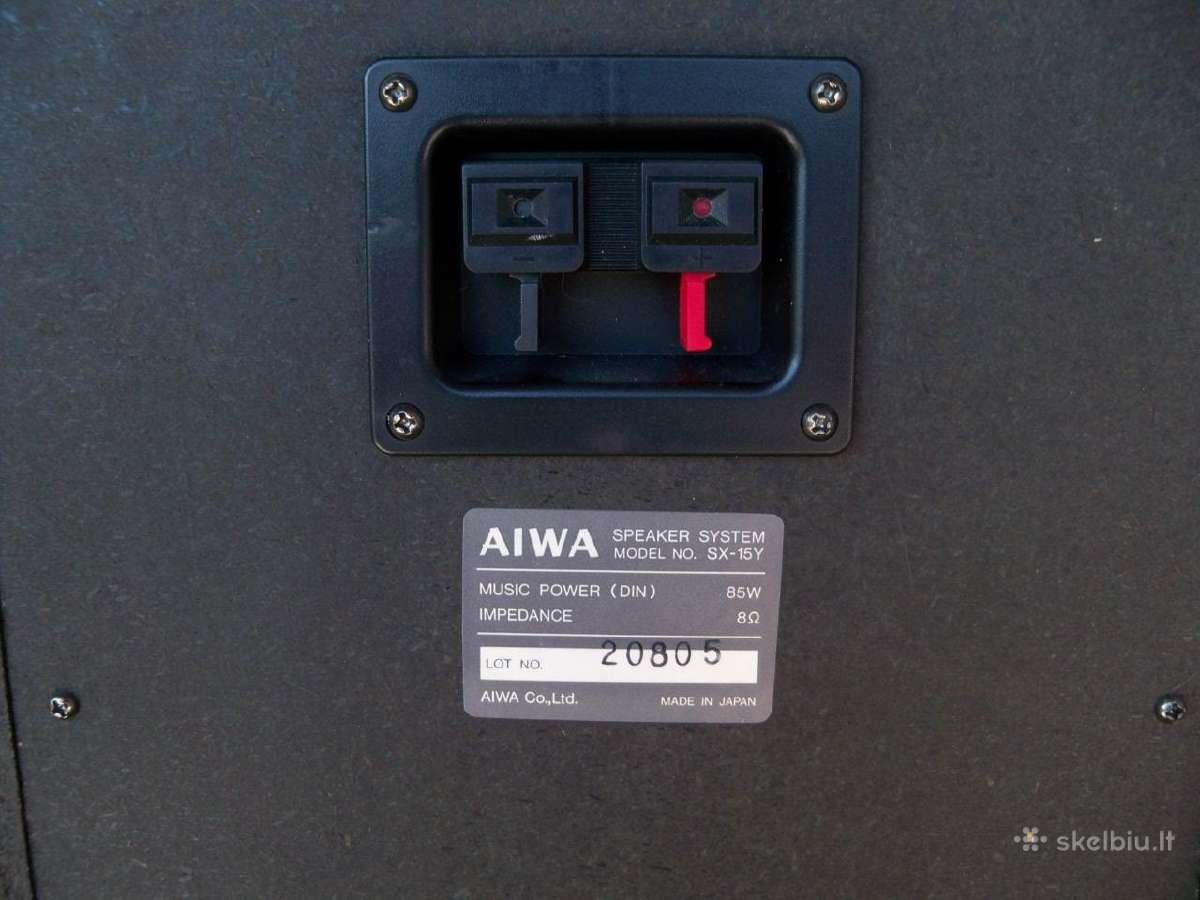 Aiwa sx-15y. Quadral,status, quanta 105s,signo. - nuotraukos Nr. 10