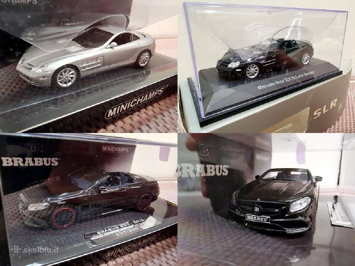 1:43 Mercedes Benz (Sportiniai) Modeliai