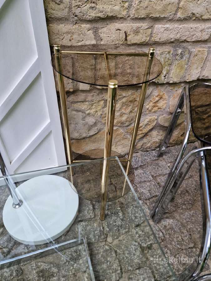 Vintažiniai mid century Bauhaus st.staliukai - nuotraukos Nr. 4