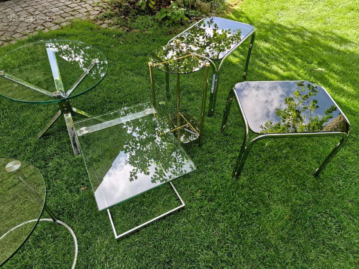 Vintažiniai mid century Bauhaus st.staliukai - nuotraukos Nr. 6
