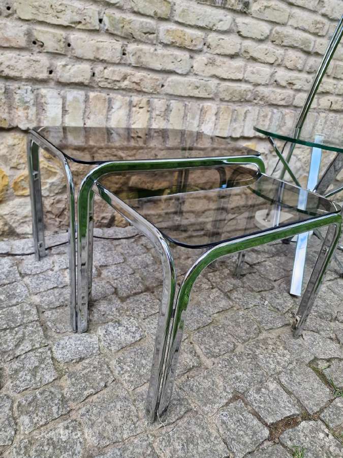 Vintažiniai mid century Bauhaus st.staliukai - nuotraukos Nr. 15