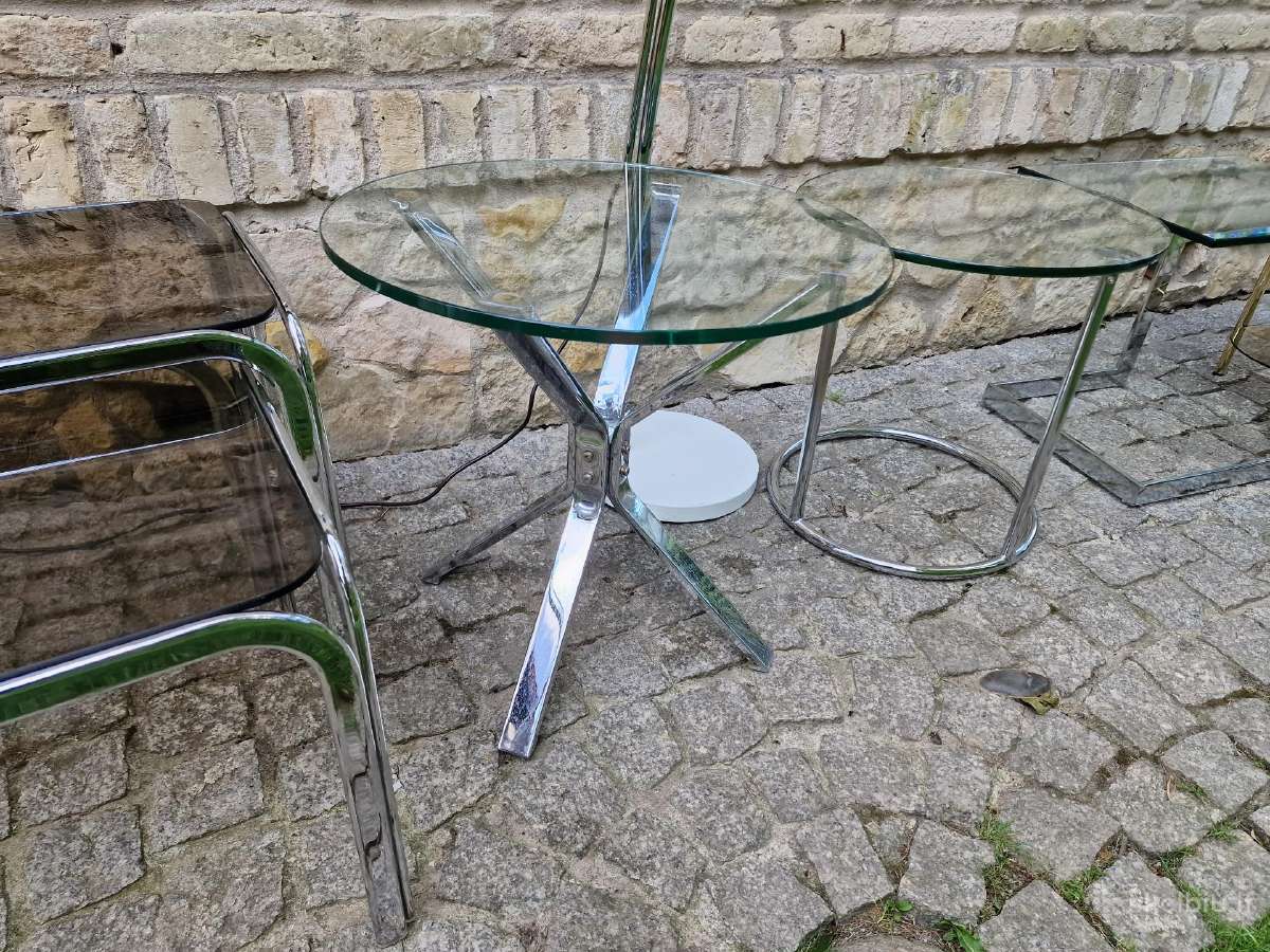 Vintažiniai mid century Bauhaus st.staliukai - nuotraukos Nr. 31