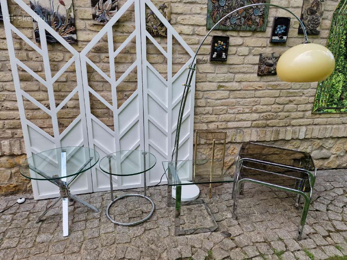 Vintažiniai mid century Bauhaus st.staliukai - nuotraukos Nr. 33