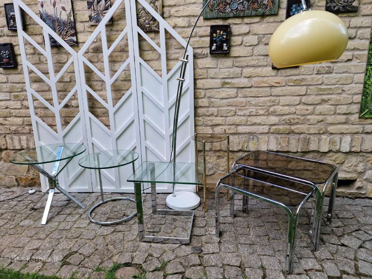 Vintažiniai mid century Bauhaus st.staliukai - nuotraukos Nr. 36