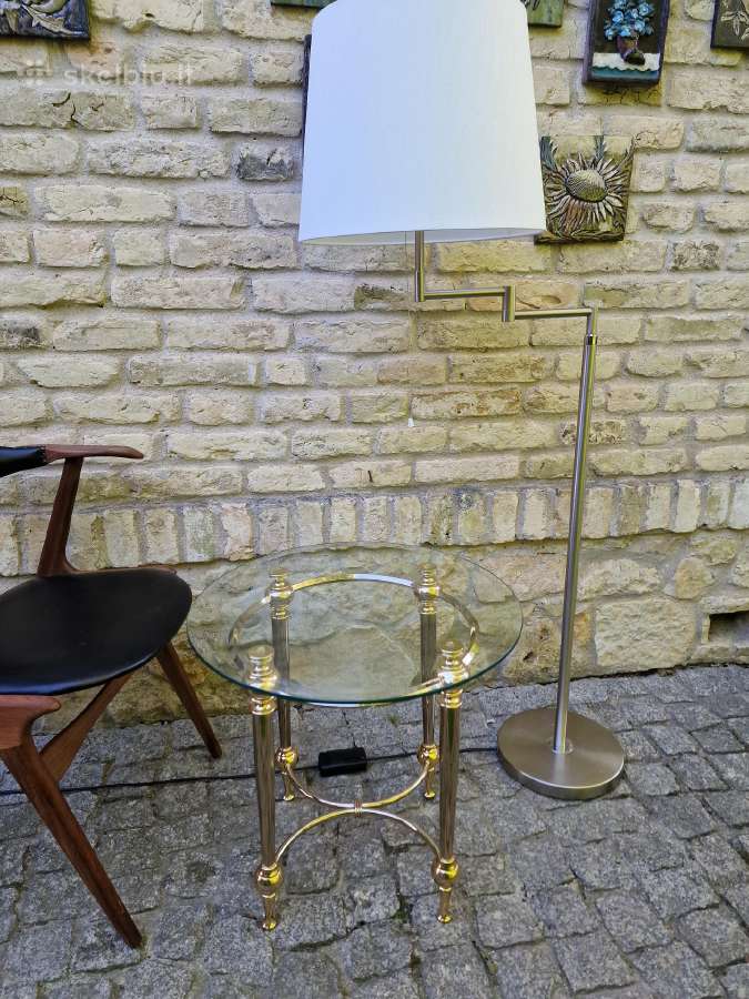 Vintažinis Regent st. žalvario /stiklo staliukas - nuotraukos Nr. 18