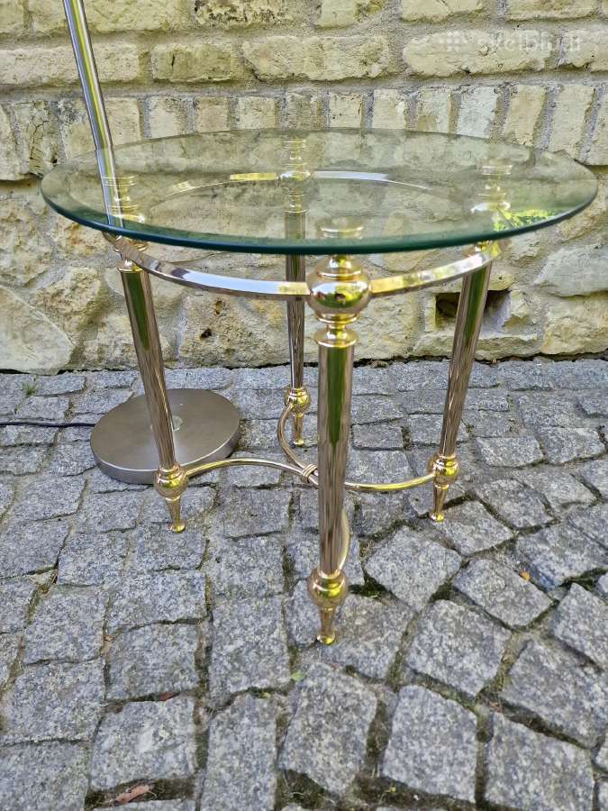 Vintažinis Regent st. žalvario /stiklo staliukas - nuotraukos Nr. 20