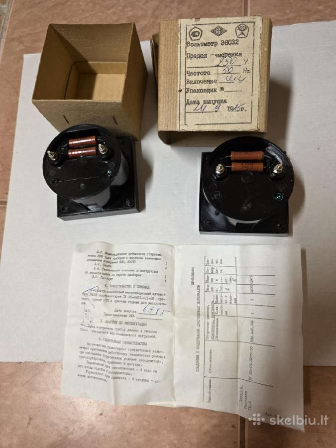 Tiesioginio jungimo voltmetras E8032 - nuotraukos Nr. 2