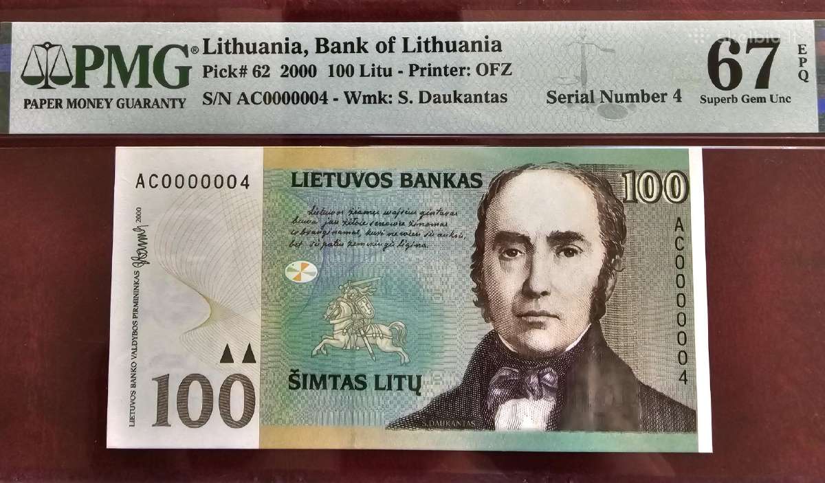 Litai žemi numeriai