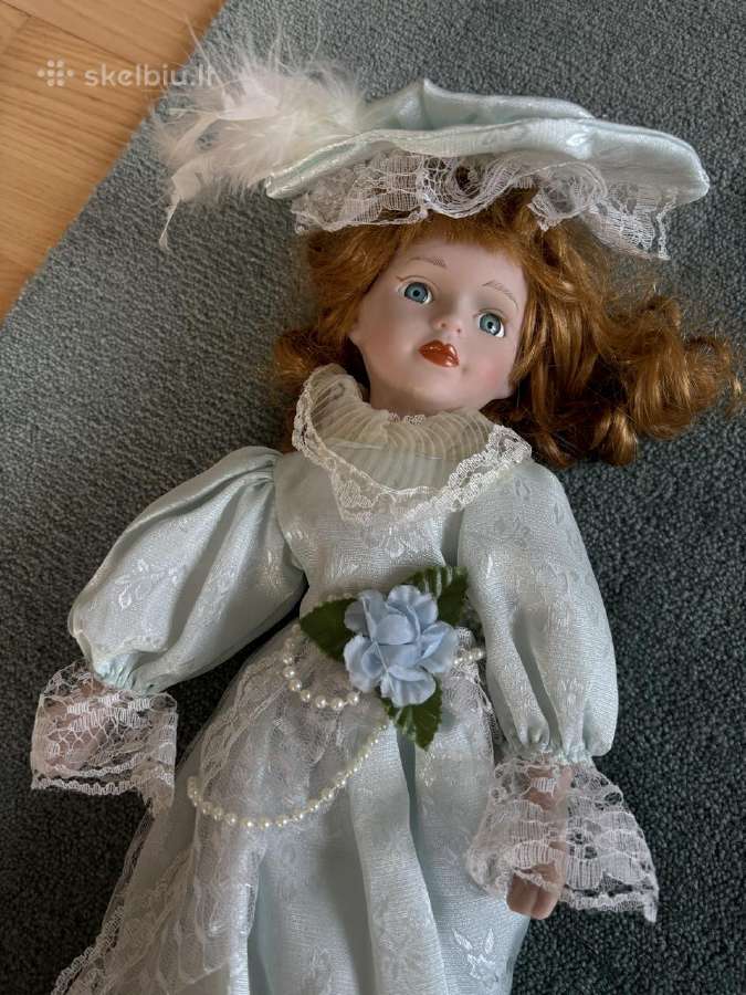 Kolekcinė keramikinė lėlė Pierrot - nuotraukos Nr. 6