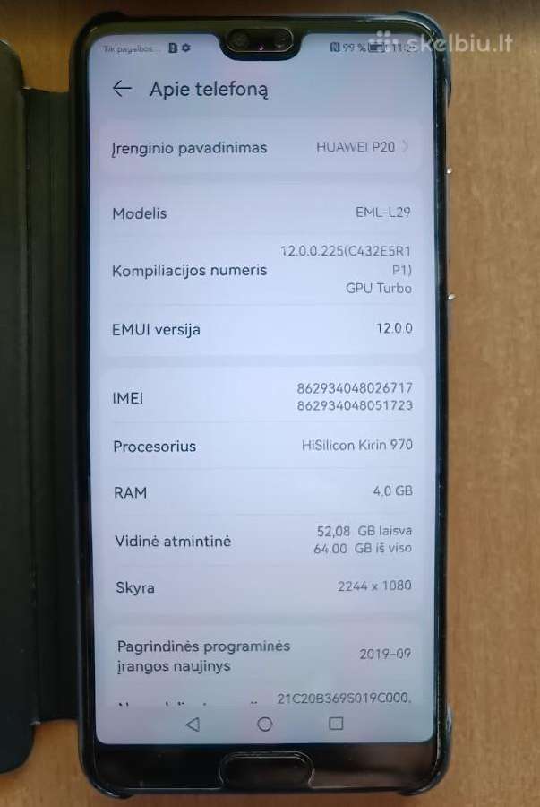 Telefonas Huawei P20 64gb Twilight - nuotraukos Nr. 2
