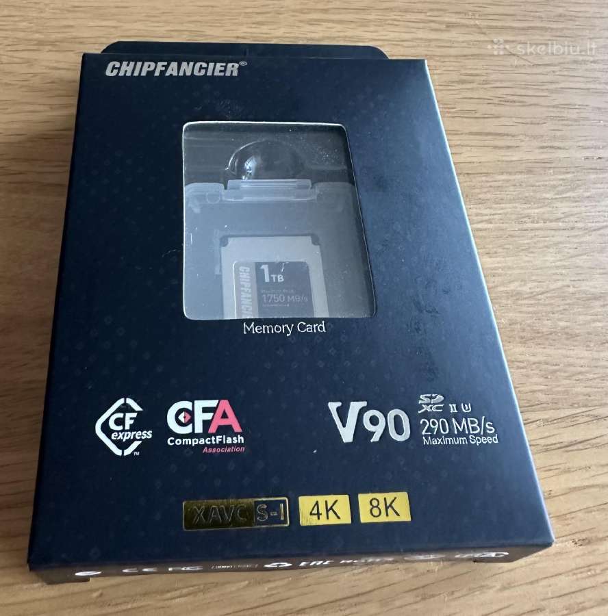 Chipfancier V90 290mb/s 1tb atminties kortelė!