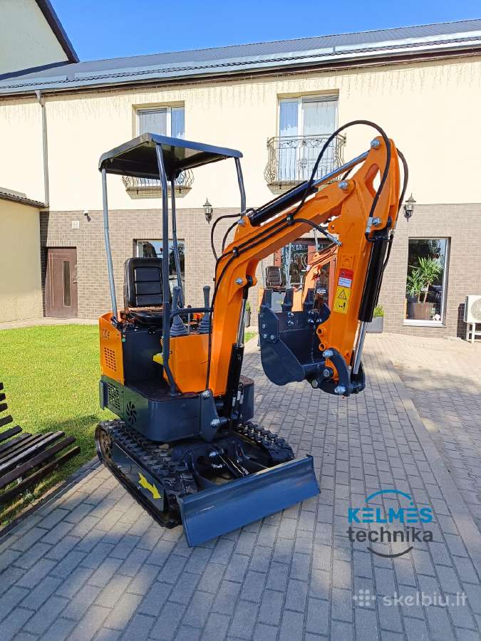 Mini dyzelinis ekskavatorius be kabinosenzo Ht-10b
