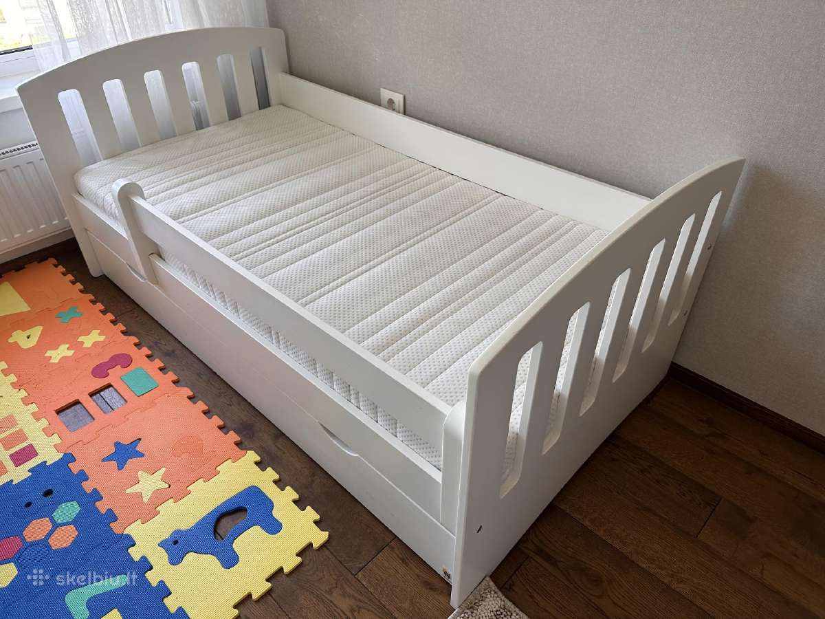 Puikios būklės Yappy Kids lova su Lonas čiužiniu - nuotraukos Nr. 5