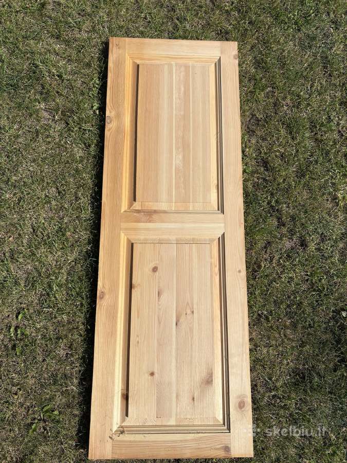 Medinės pušies durelės 38x112 cm