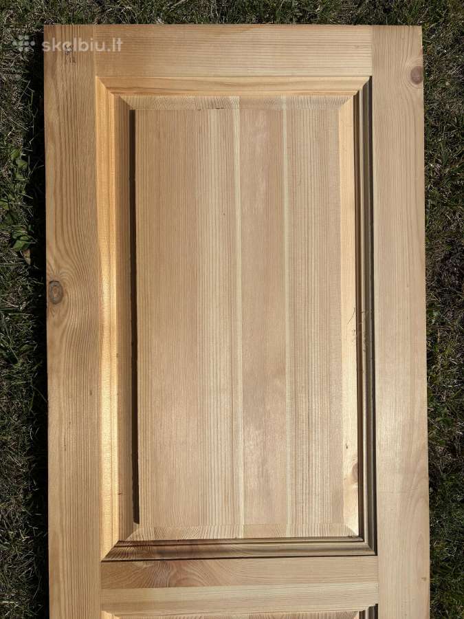 Medinės pušies durelės 38x112 cm - nuotraukos Nr. 2