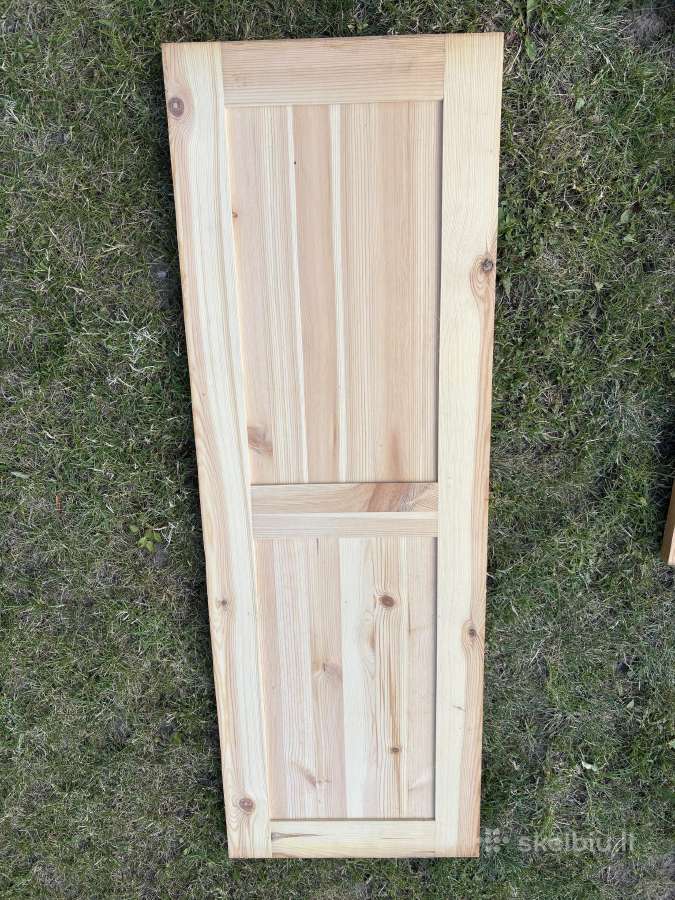 Medinės pušies durelės 38x112 cm - nuotraukos Nr. 3