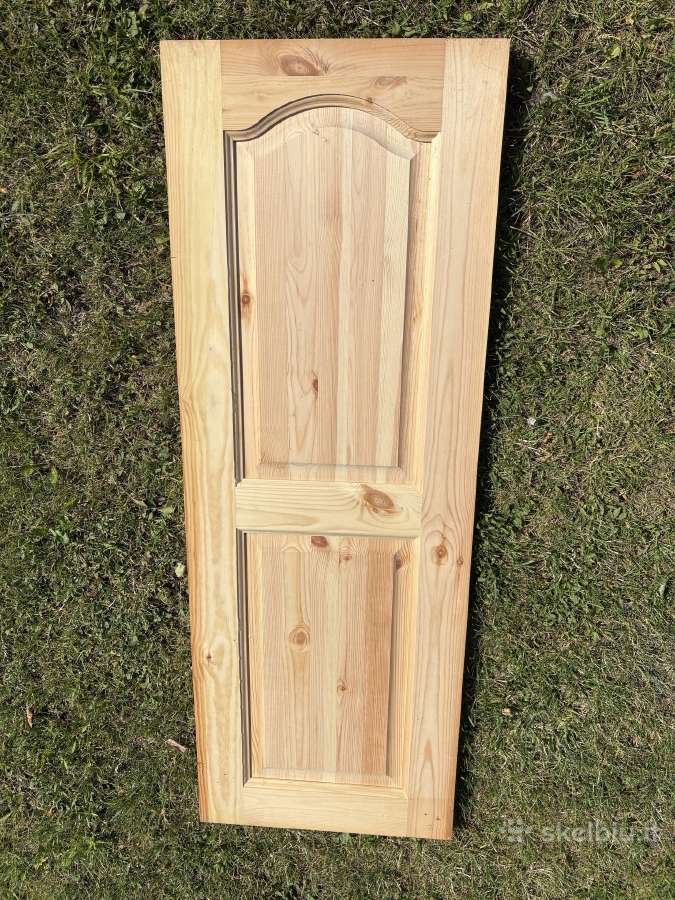 Medinės pušies durelės 43 x 120cm