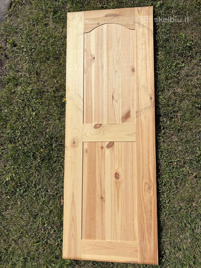 Medinės pušies durelės 43 x 120cm - nuotraukos Nr. 2