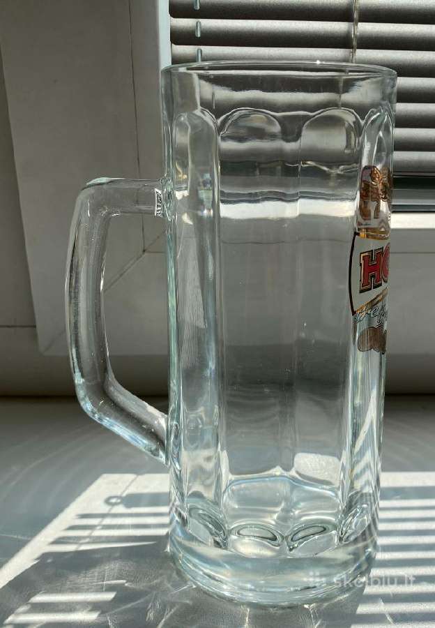 Stiklinis alaus bokalas Horn, 6 vnt., naujas - nuotraukos Nr. 3