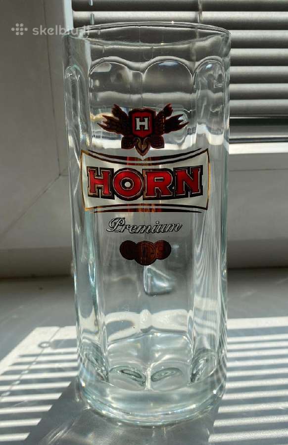 Stiklinis alaus bokalas Horn, 6 vnt., naujas - nuotraukos Nr. 7