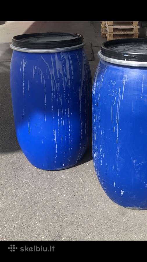 200l plastikinės bačkos - nuotraukos Nr. 3