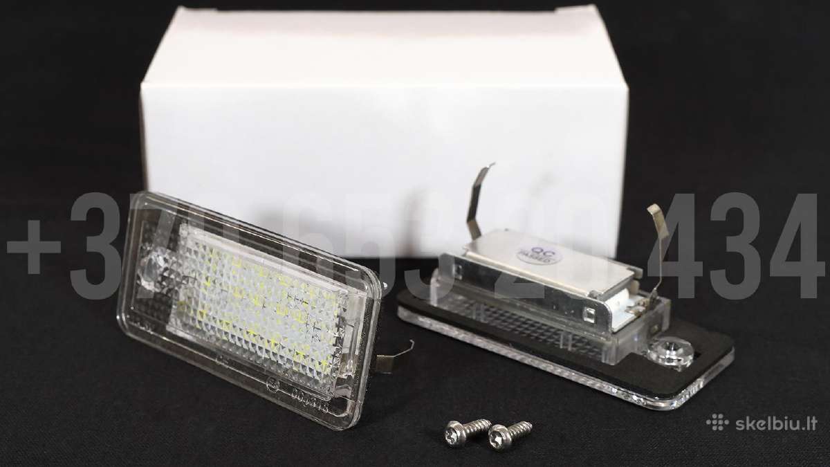 Audi LED numerių apšvietimas A6 C6 A4 B6 B7 Q7 A3