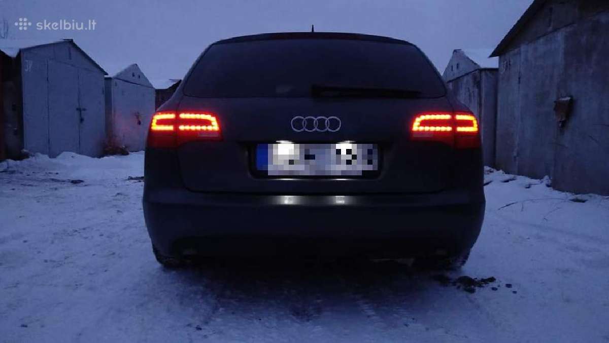 Audi LED numerių apšvietimas A6 C6 A4 B6 B7 Q7 A3 - nuotraukos Nr. 6