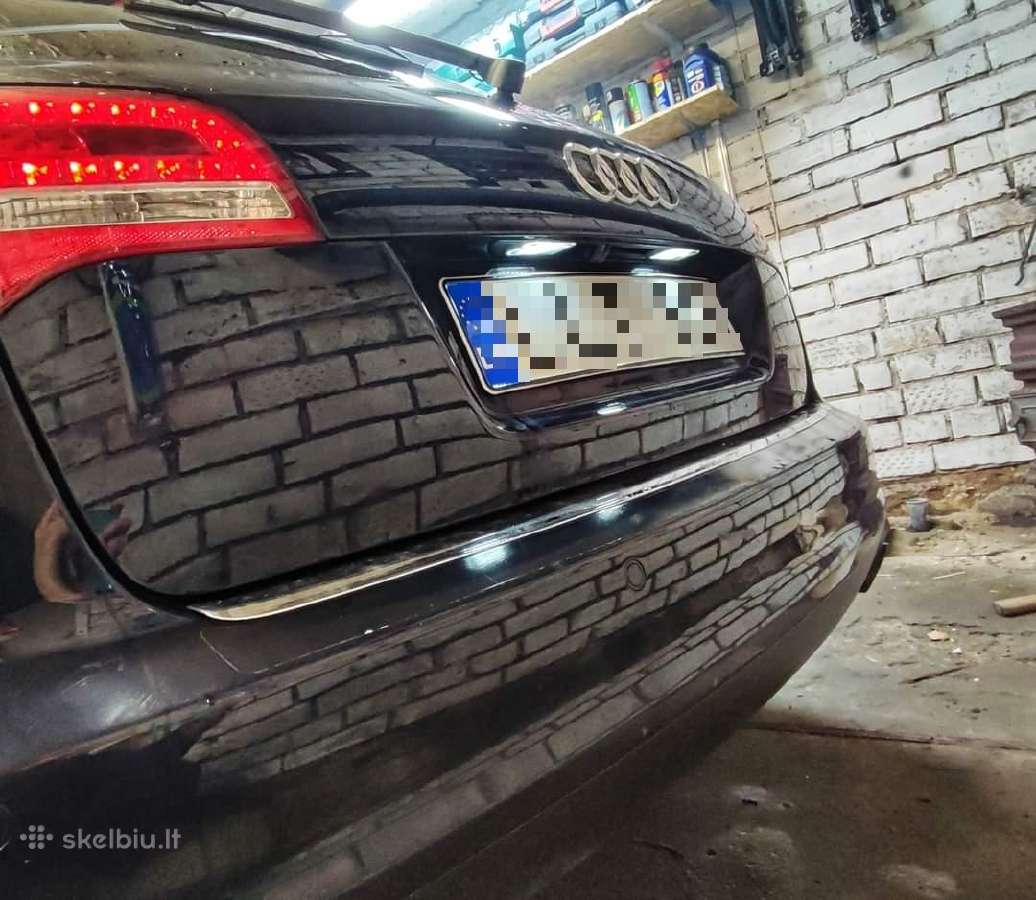 Audi LED numerių apšvietimas A6 C6 A4 B6 B7 Q7 A3 - nuotraukos Nr. 4