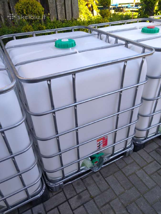 Ibc, toninės talpos, maistinės 1000 ltr. bačkos. - nuotraukos Nr. 3