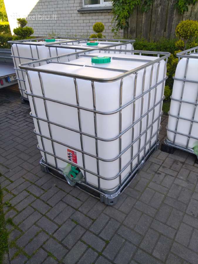 Ibc, toninės talpos, maistinės 1000 ltr. bačkos. - nuotraukos Nr. 4