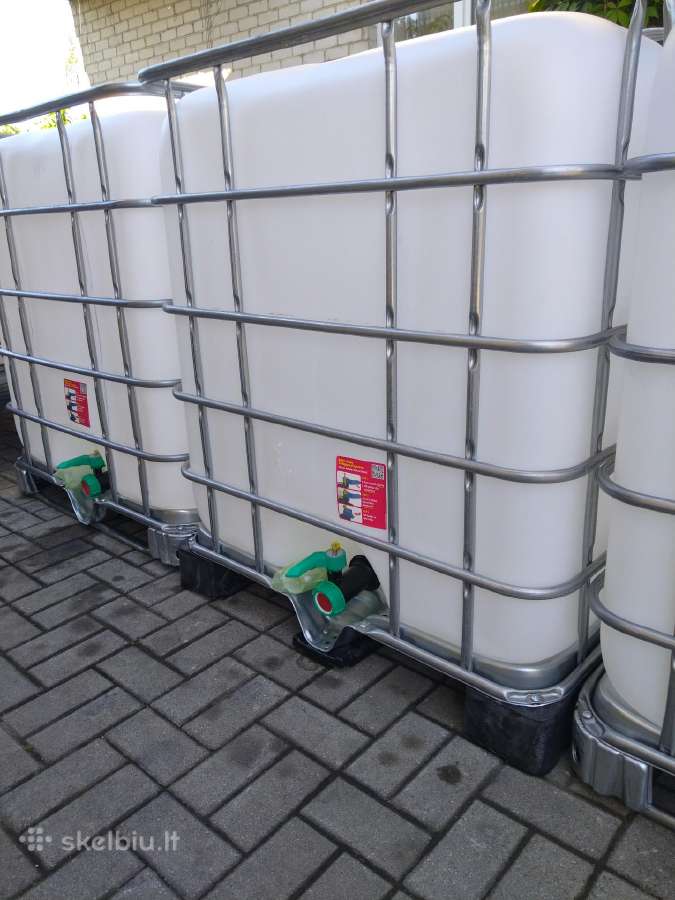 Ibc, toninės talpos, maistinės 1000 ltr. bačkos. - nuotraukos Nr. 7