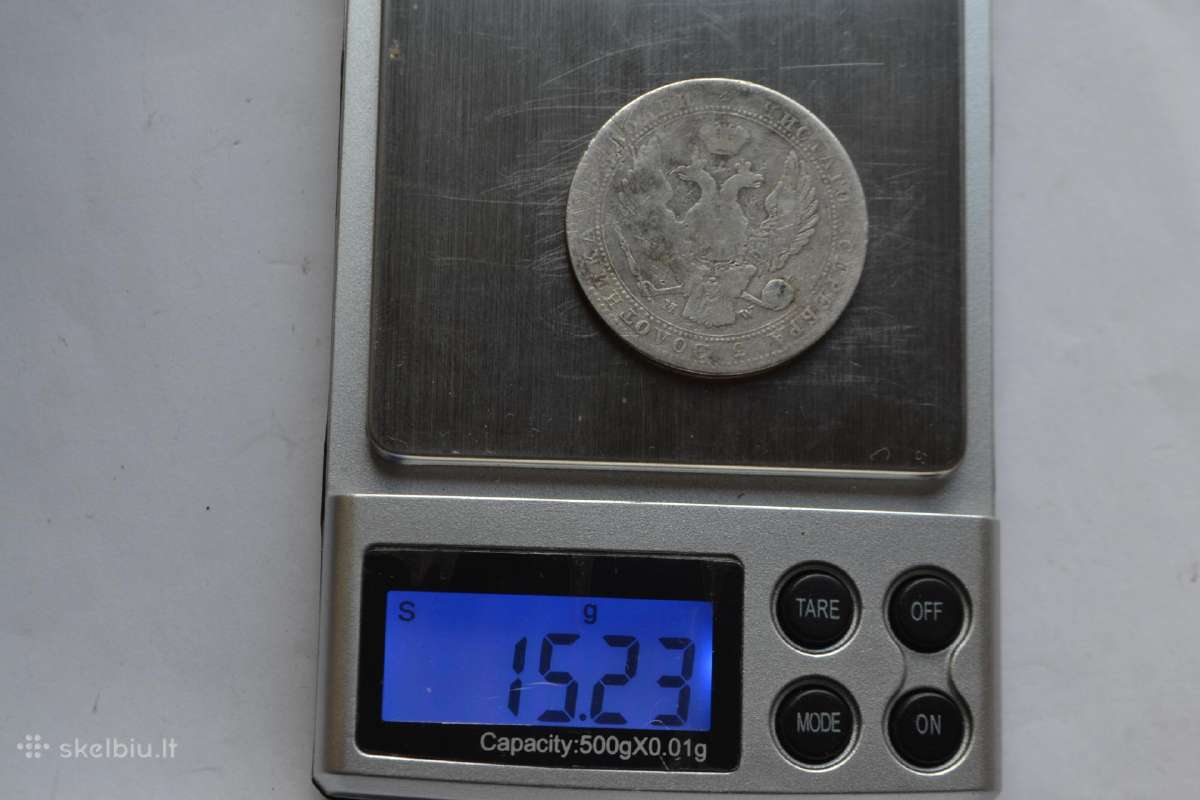 3/4 Rublio 5 zlotai 1838 m.