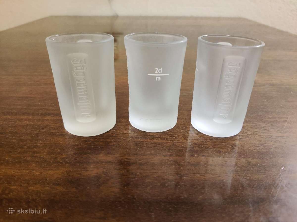 Jäegermeister stikliukai 3 vnt.